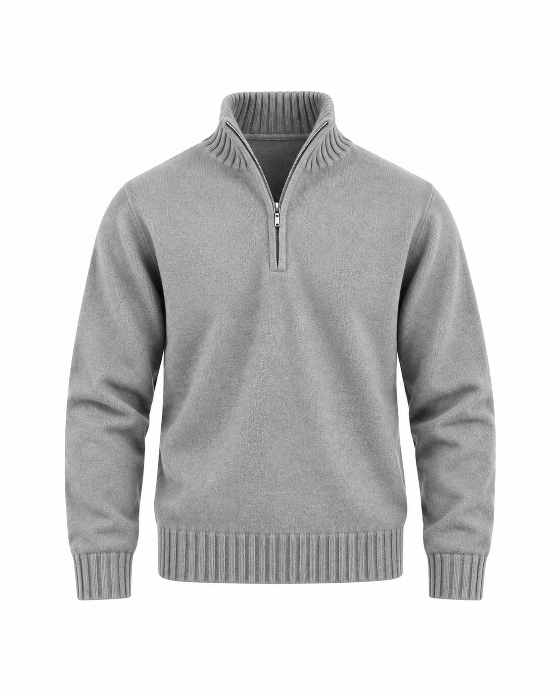 Men's Quarter-Zip Knit Sweater