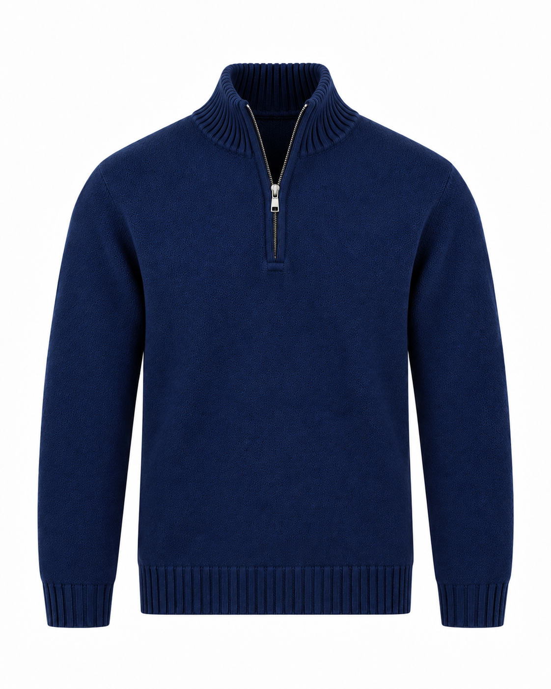 Men's Quarter-Zip Knit Sweater